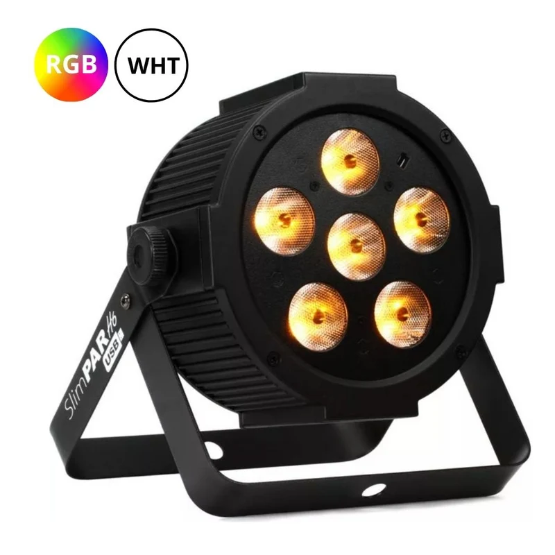 Projecteur RGBAW+UV SlimPAR H6 USB neuf, boîte ouverte