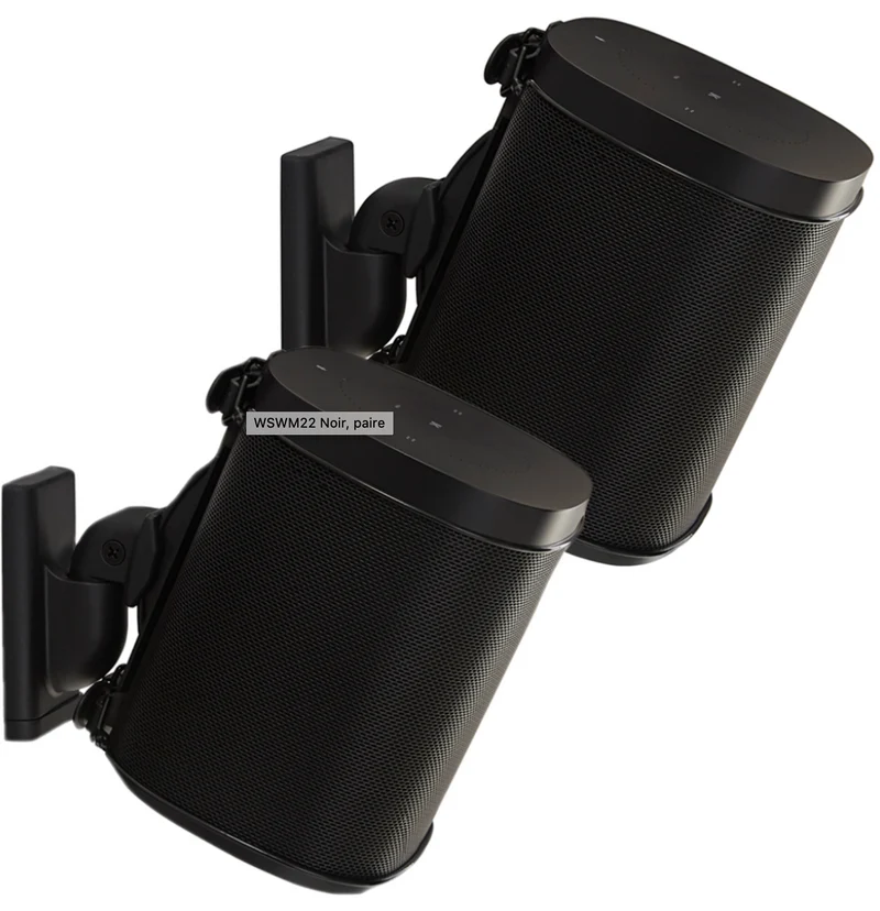 Supports muraux pour haut-parleurs Sonos ONE et Sonos One SL