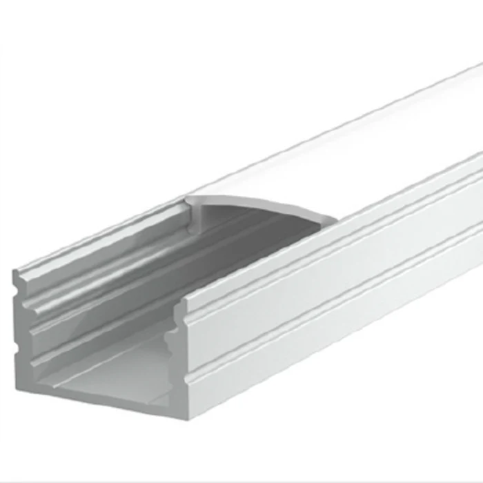 Profilé d'aluminium avec diffuseur NTALB-02SP pour Ruban DEL lumineux 8pi. 2 mètres