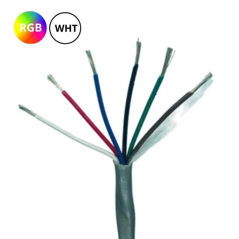Fil multibrin 6/18G pour Éclairage DEL RGBW
