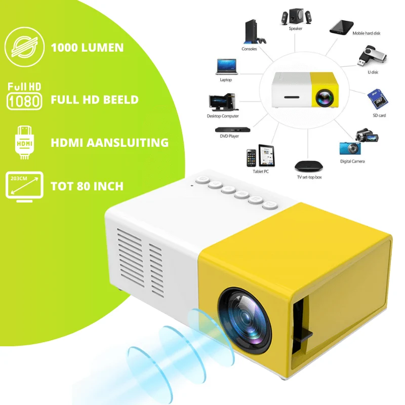 MiniBeam™ HD - Expérience Cinéma Ultime Partout !