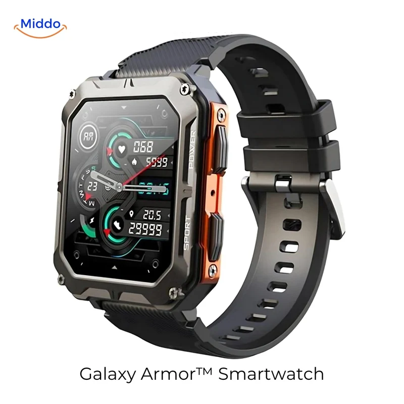 Galaxy Armor™ Smartwatch - Économisez plus de 100 € sur la Montre Connectée Inébranlable pour iOS et Android