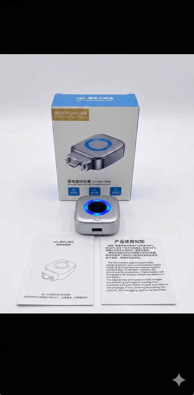 Déconnecteur de Charge Intelligent USB-C - Arrêt Automatique Anti-Surcharge