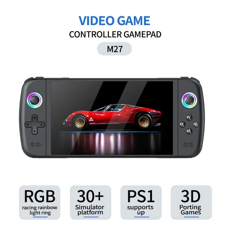 Console portable rétro avec écran HD 7”