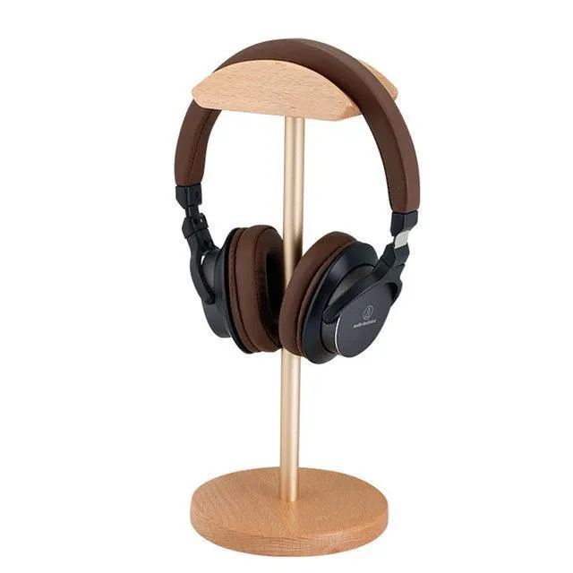 Universal Wooden Headphone Stand