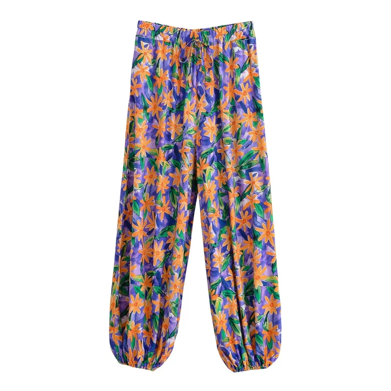 Hibiscus Nights Harem Pants
