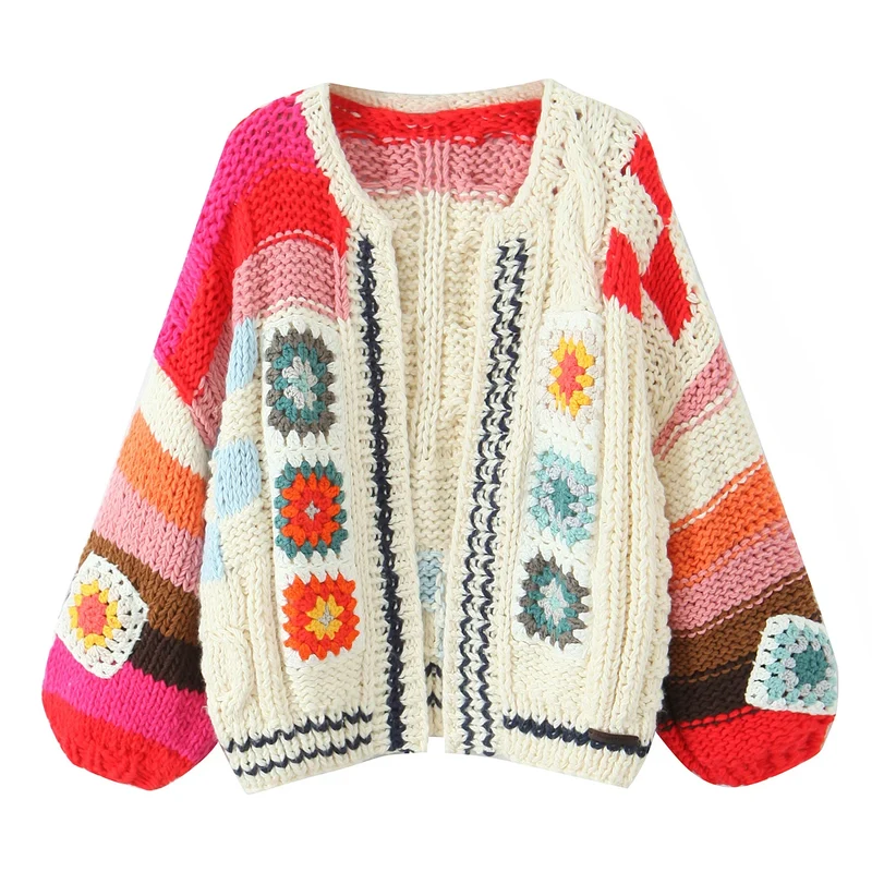Nostalgia Lane Patchwork Cardigan