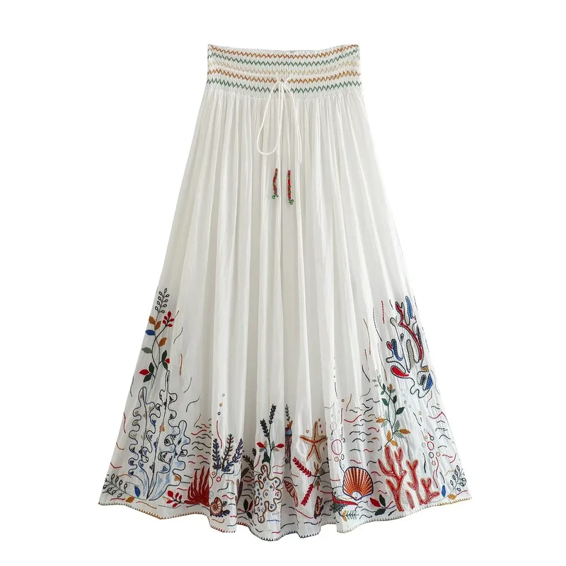 Under the Sea Blouse & Midi Skirt