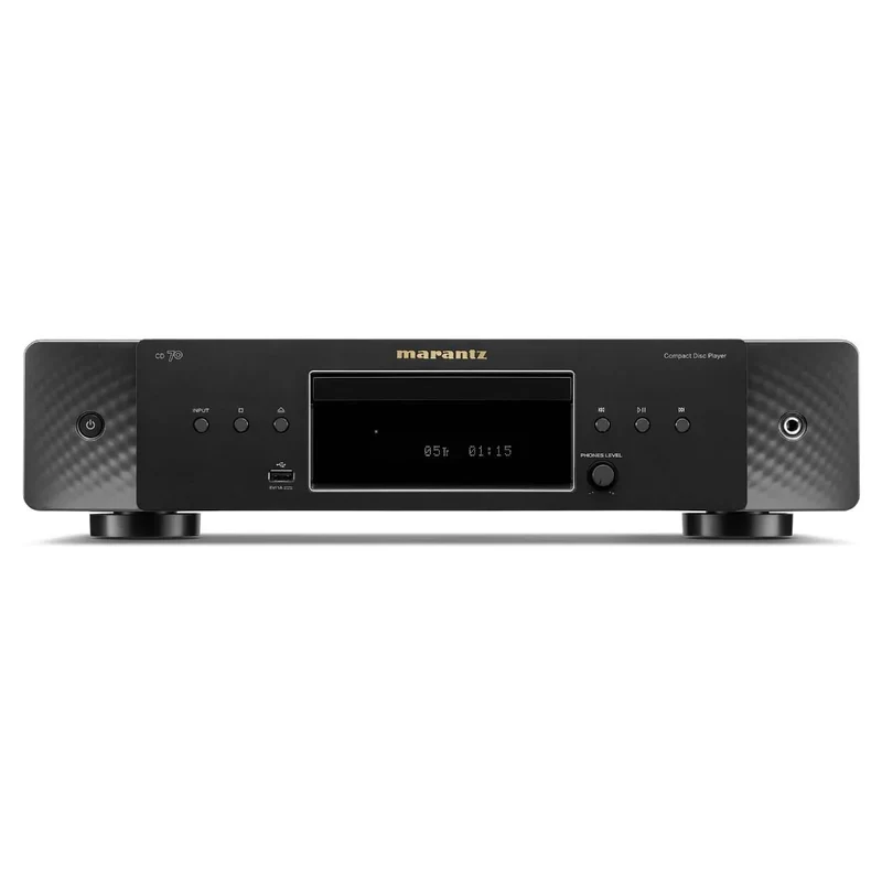 Marantz CD 70 CD Player with High-Performance DAC and USB Playback - Black