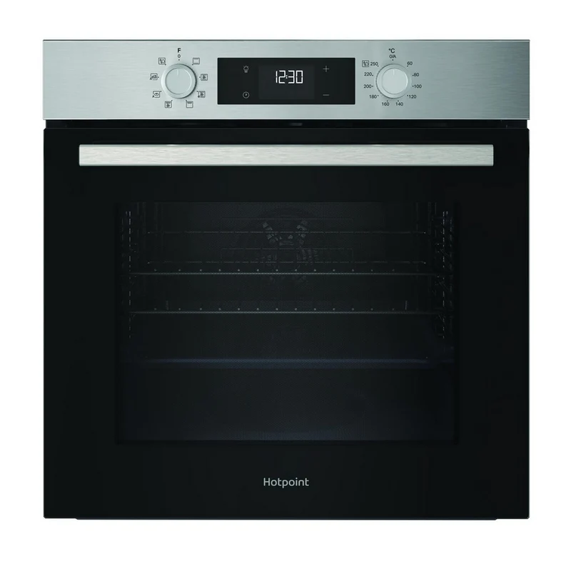 Hotpoint HO255HXUK Class 2 60cm Built-In Single Multifunction Oven with Multiflow Stainless Steel