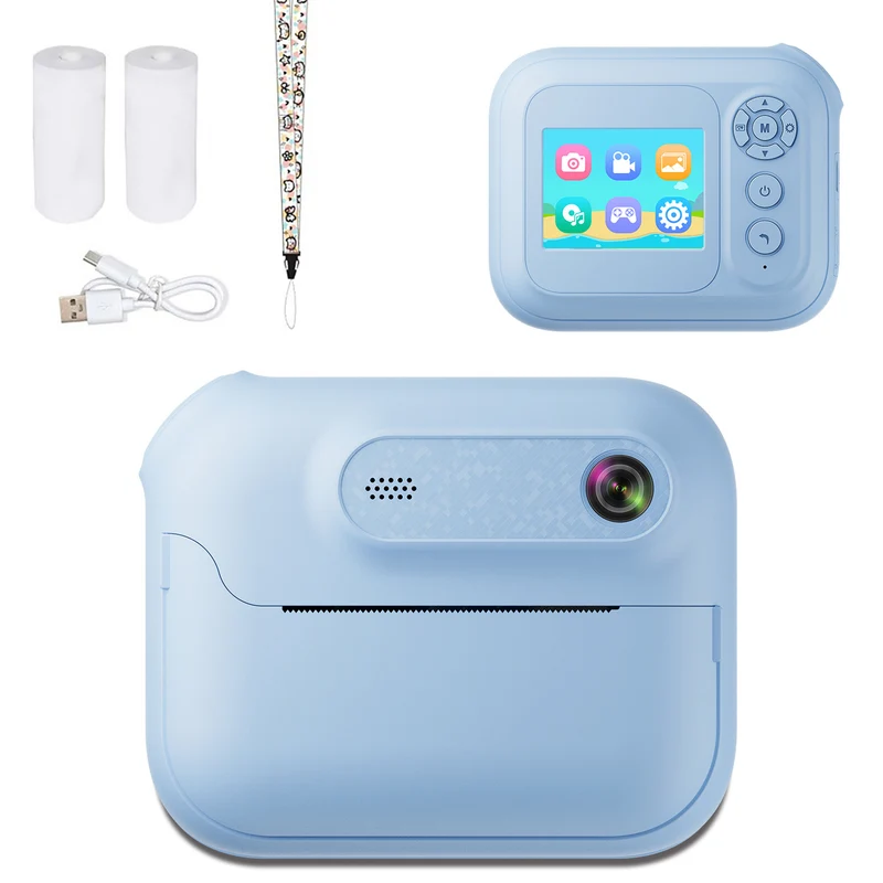 Creative, Portable Instant-printing Polaroid-style Toy Camera For Kids