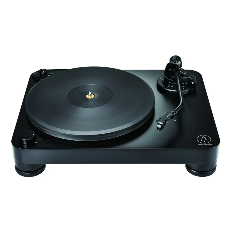 Audio Technica AT-LP7X Fully Manual Belt-Drive Turntable with Built-in Phono Pre-amp for MM/MC Cartridges - Black
