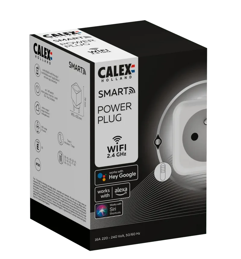 Calex Smart Tuya WiFi Prise BE/FR
