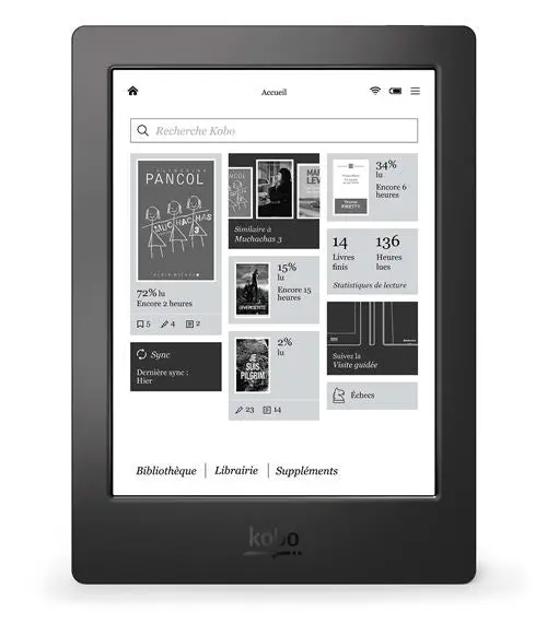 Kobo Aura H2O — Liseuse Étanche IP67 | Écran 6,8" E Ink | ComfortLight Pro |