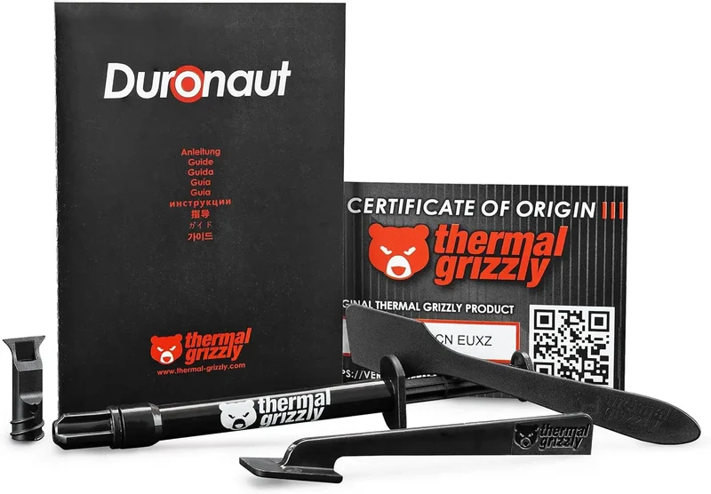 "Thermal Grizzly Duronaut combiné de dissipateurs thermiques Pâte thermique 4,5 g Référence : TG-D-002-R - EAN : 4260711991134 "
