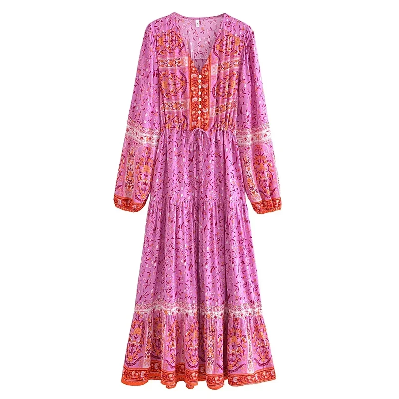 Sweet Orchid Whisper Maxi Dress