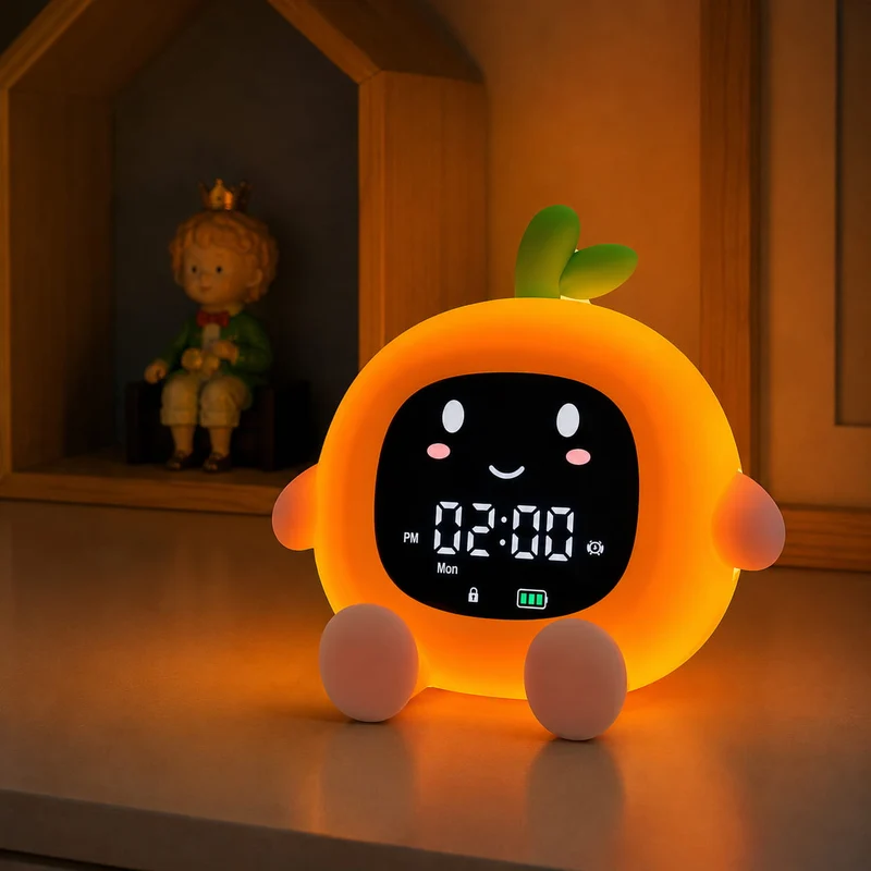 Réveil veilleuse Orange - OrangeRise
