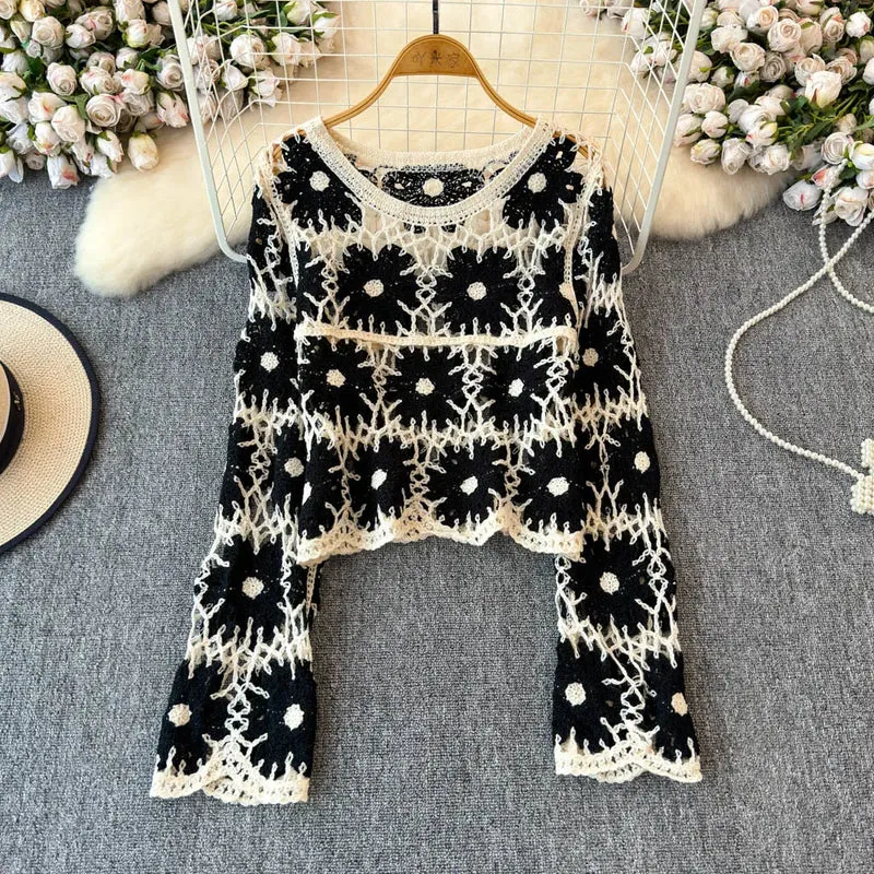 The Ines Daisy Knit Sweater
