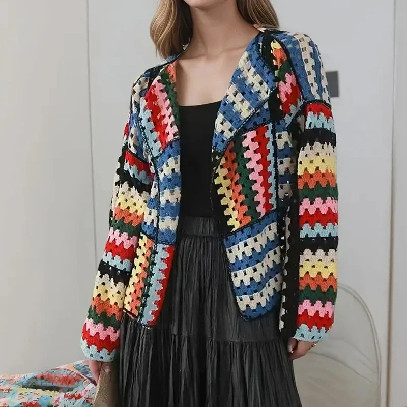Vibrant Daydream Open Cardigan