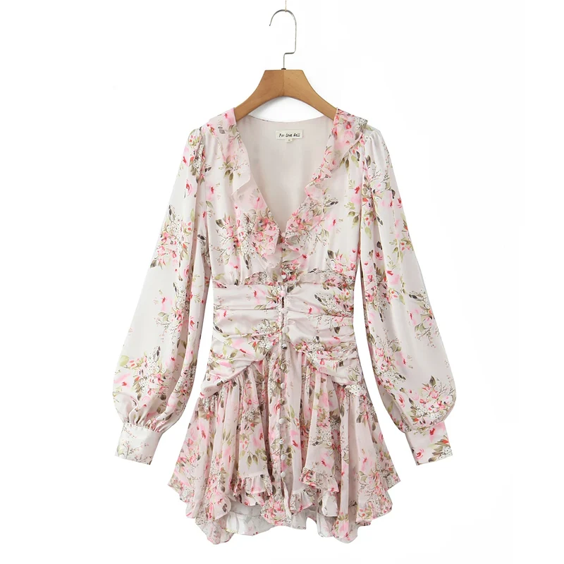 Blossom Ballet Tiered Mini Dress