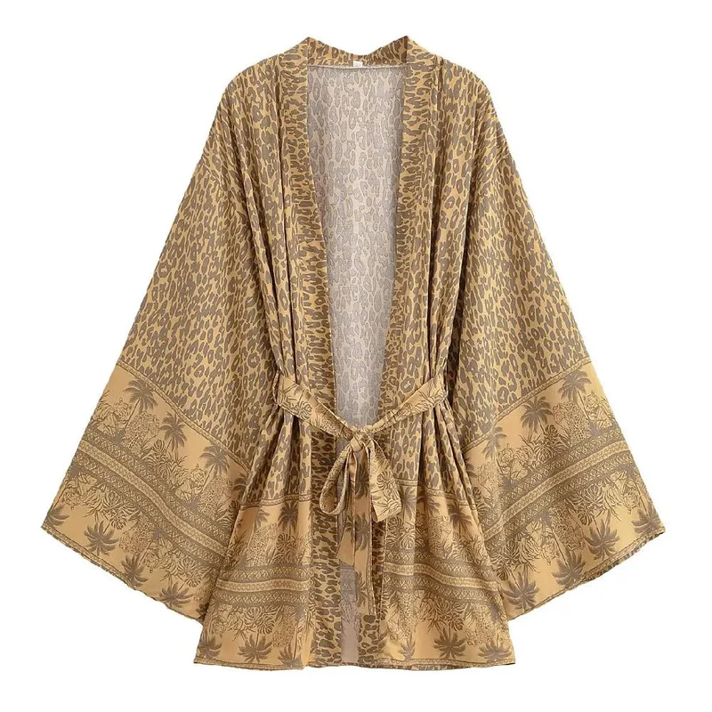 Golden Hour Safari Kimono