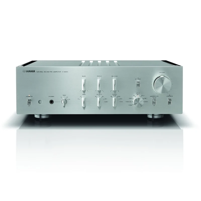 Yamaha C5000 S | Préamplificateur Stéréo 2 canaux - Argent