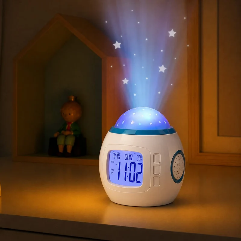 Réveil enfant projection étoiles - DreamStar Rise