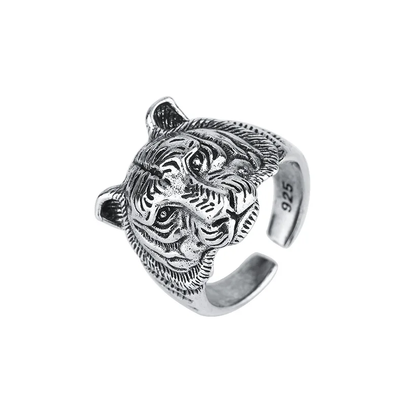 Jangsan Tiger 925 Sterling Silver Ring