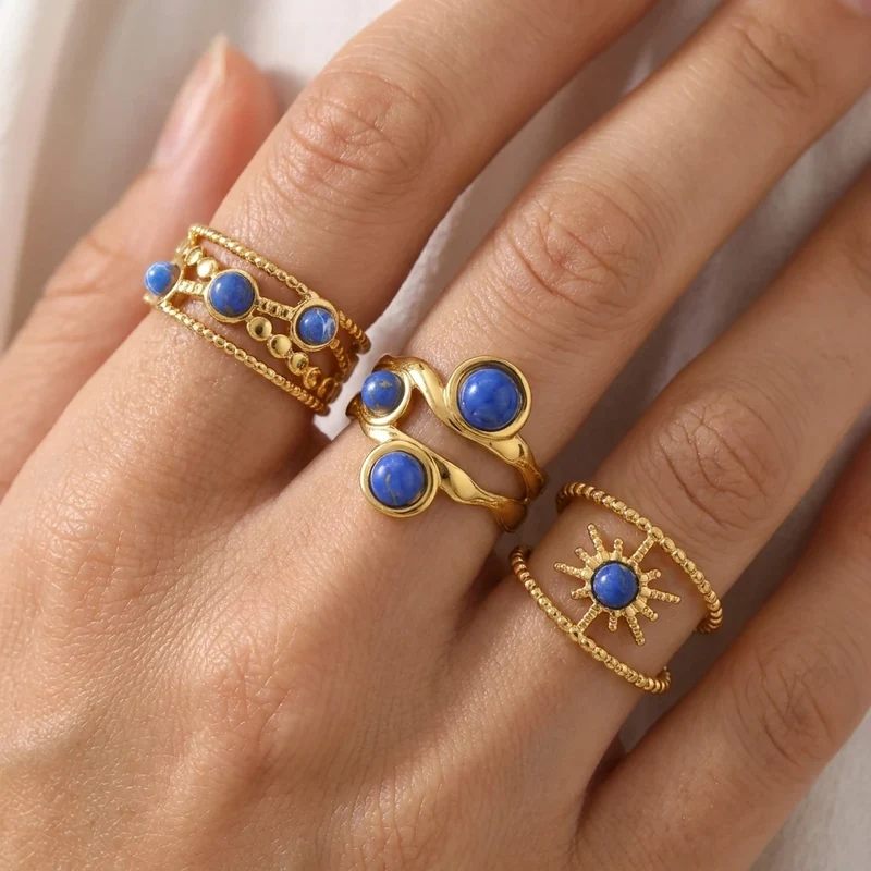 Orion Deep Sea Eclipse Ring Set