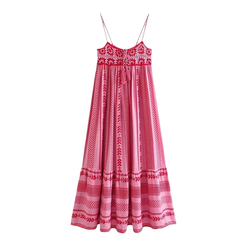 Rosewater Crochet Maxi Dress