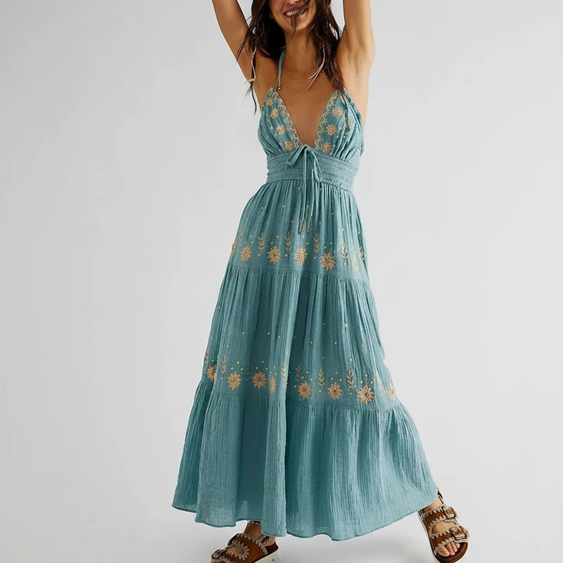 She Dances With the Sun Maxi Dress