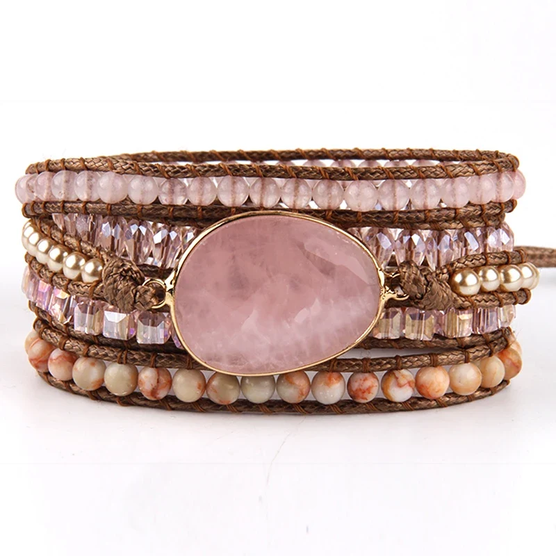 The Rose Quartz Stone Ritual Bracelet