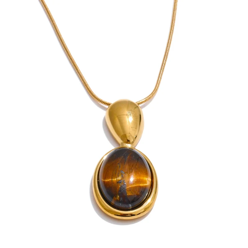 Tiger Stone Relic Necklace