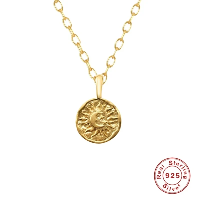 Moon Oracle 925 Sterling Silver Necklace