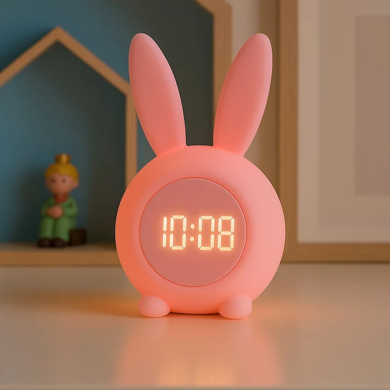 Petit réveil lapin enfant - BunnyBell
