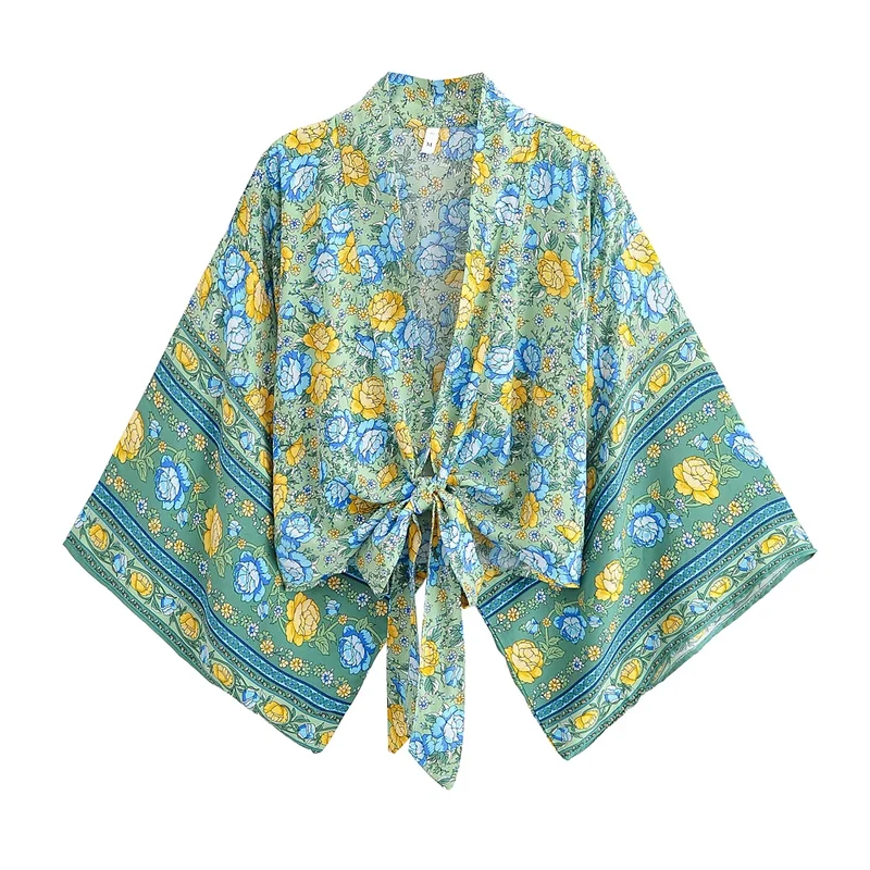 Evergreen Bloom Kimono