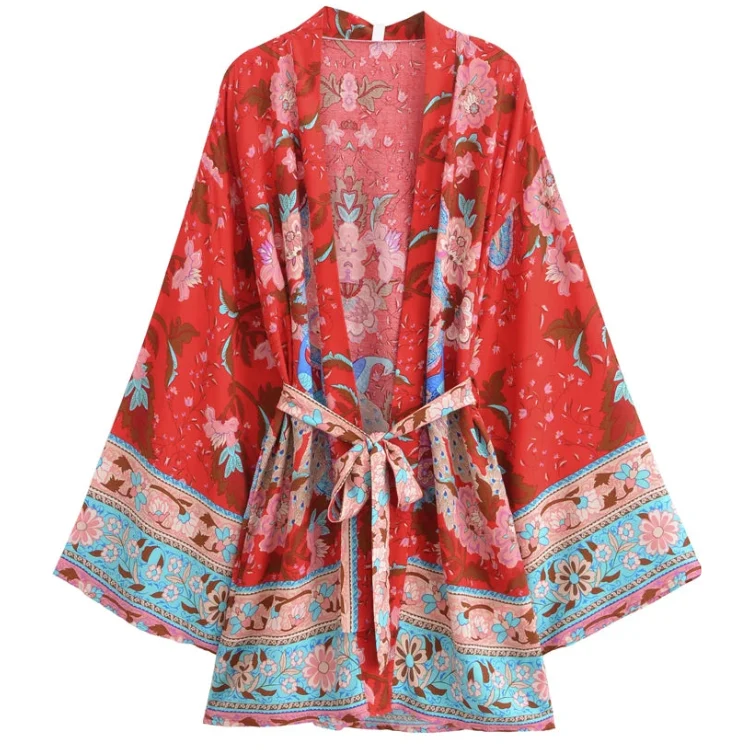 Wild Indigo Garden Kimono