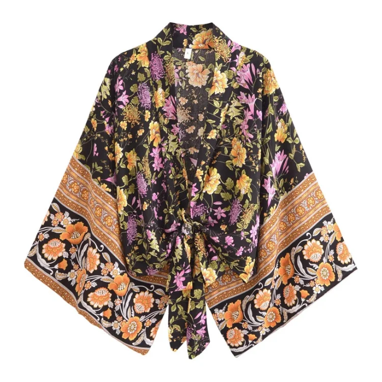 Golden Hour Botanica Kimono
