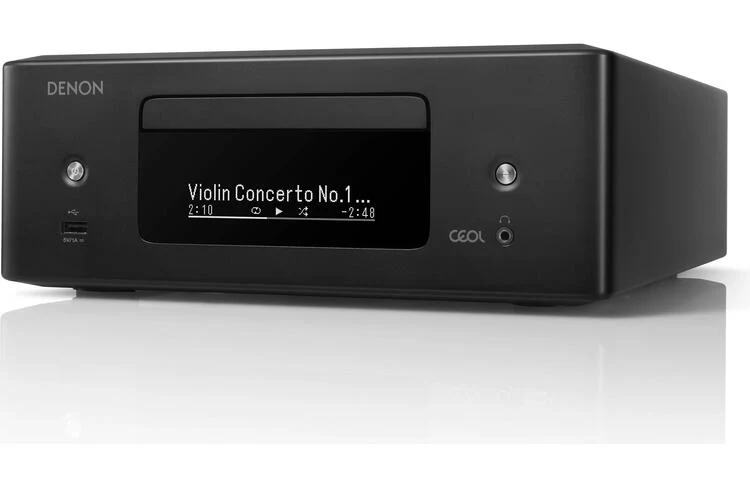 DENON RCD-N12 | Radio FM et lecteur CD intégré - HDMI ARC - HEOS intégré - Bluetooth - Noir