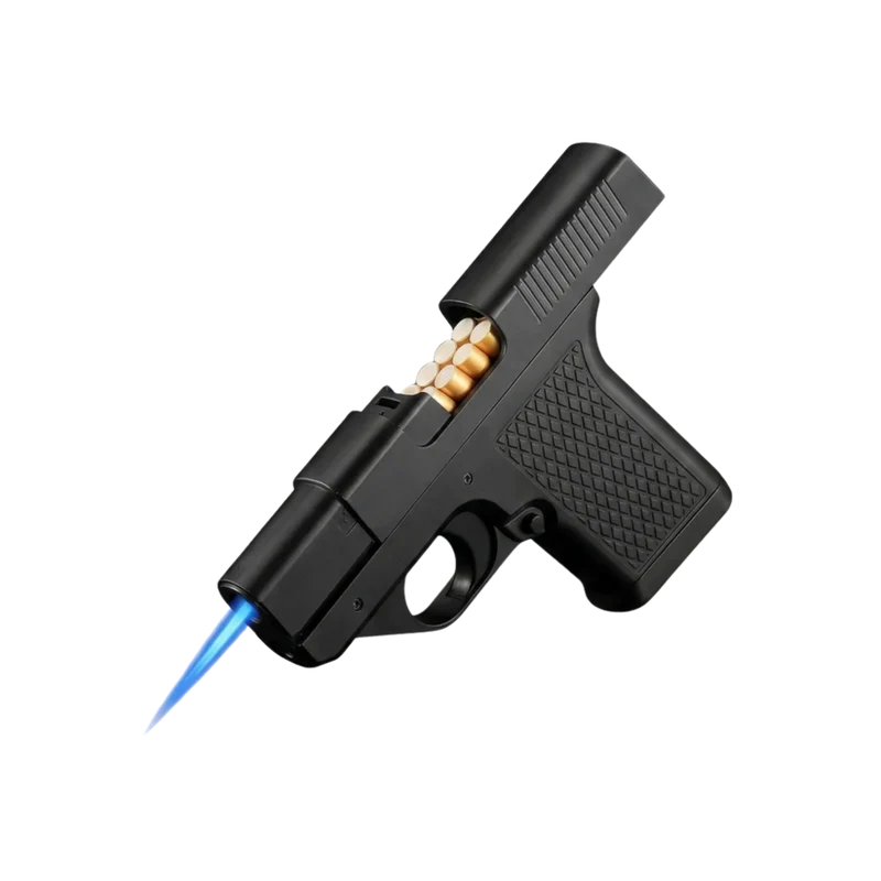 Puff-Shot Teal Lighter