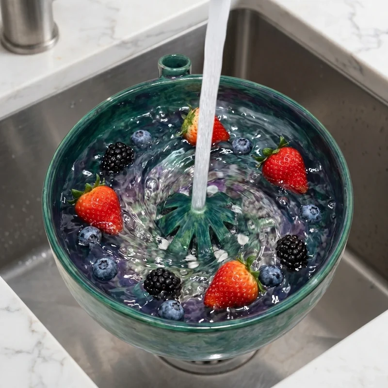 VortexBerry Fruit Washing Bowl