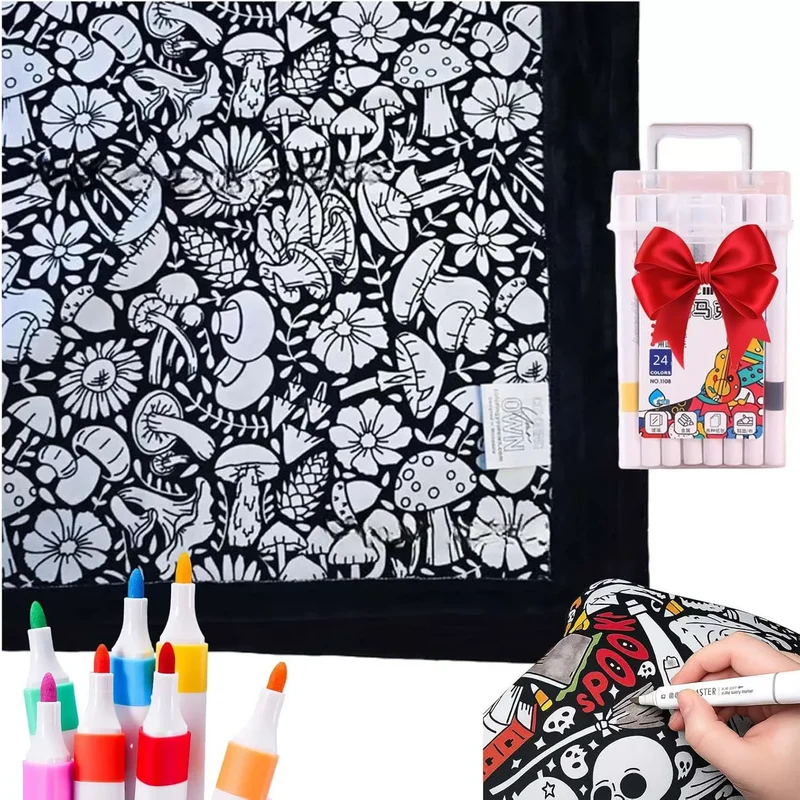 DIY Coloring Blanket
