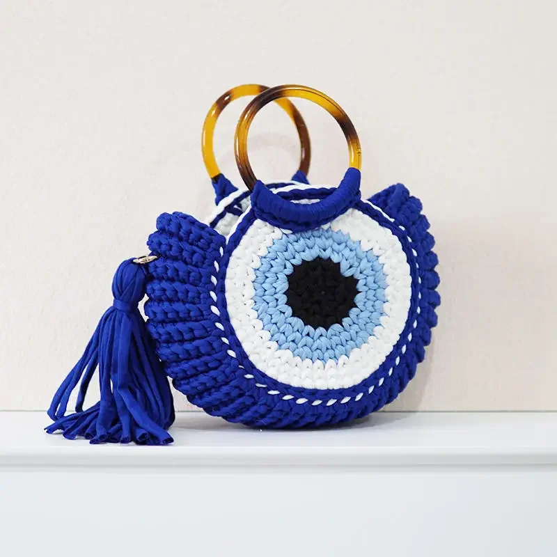 Evil Eye Woven Bag