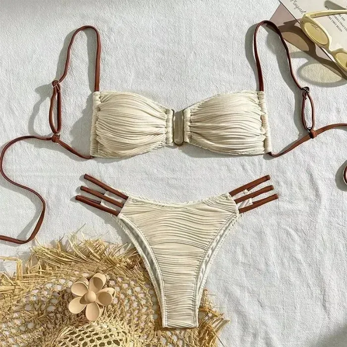 Althea Ruched Bikini Set