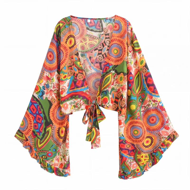 Solea Boho Tie Blouse