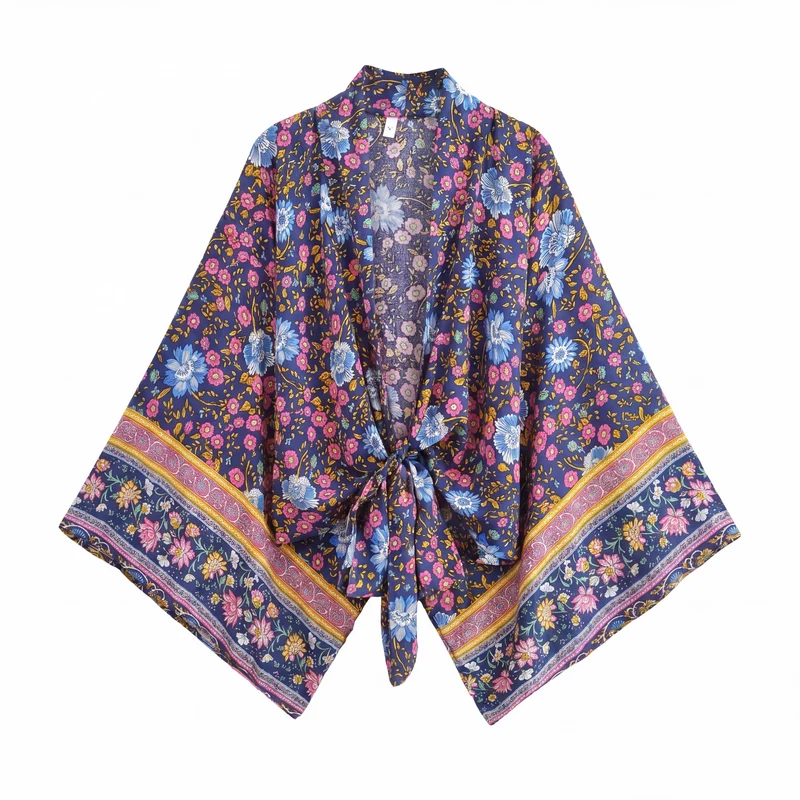 Celestia Floral Tie Kimono