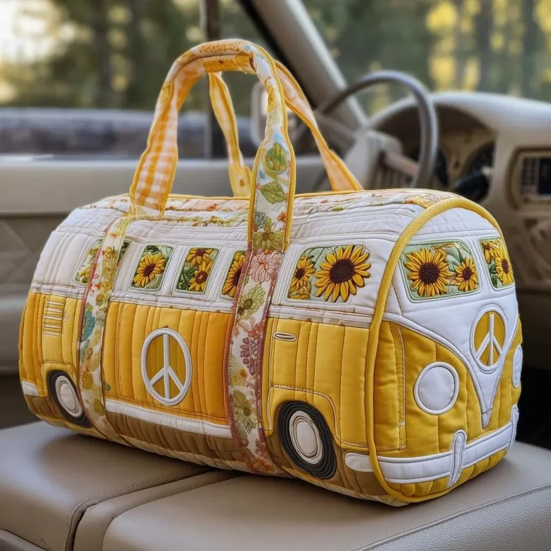 Retro Camper Van Duffel Bag