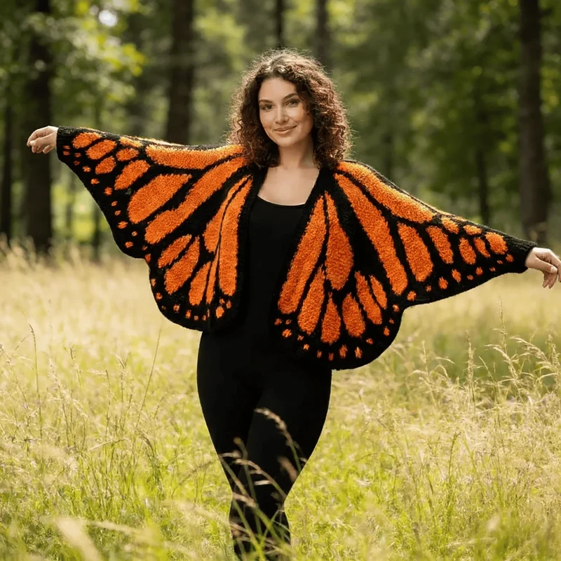 Butterfly Knit Cardigan