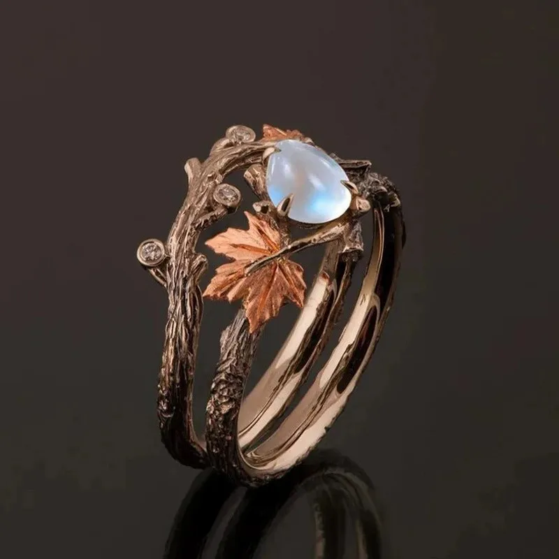 Elaria Nature-Inspired Opal Ring