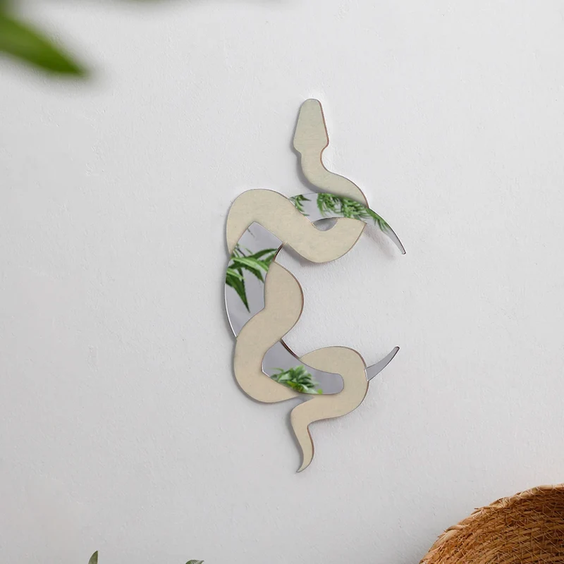 Snake Mirror Wall Decor